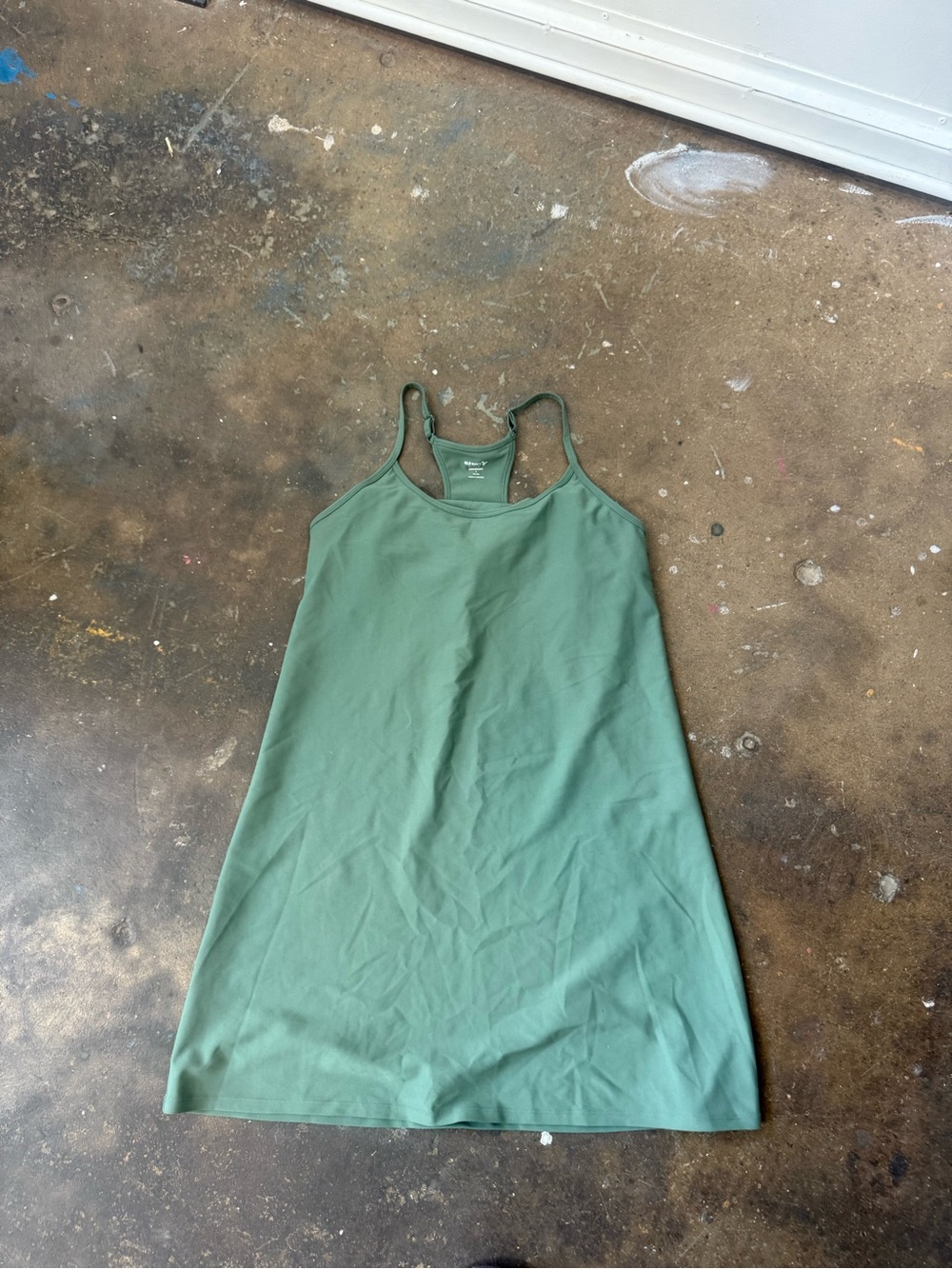 Old Navy Sage Green Sleeveless Mini Dress